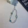 For Ip Samsung Accessories Hanging Rope Ins Y2K Heart Phone Charm Strap Flower Bead Pendant Korean Bracelet For Girl Jewelry