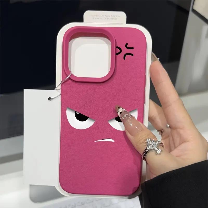 Забавный чехол для телефона с рисунком личи 'Разозлись' для iPhone 17 16 15 14 13 12 11 Pro Max Air 16e Plus X XR XS Ударопрочный мягкий чехол