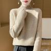 Women Sweater 100% Wool TIDENOVEL Turtleneck Knit Pullover Thick Winter Jumpers Female Knit Tops