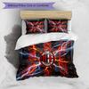 AC Milan Pattern Printed 3PCS Bedding Set Soft Skin-Friendly Washable Duvet Cover & Pillowcases Set All Season Bedroom