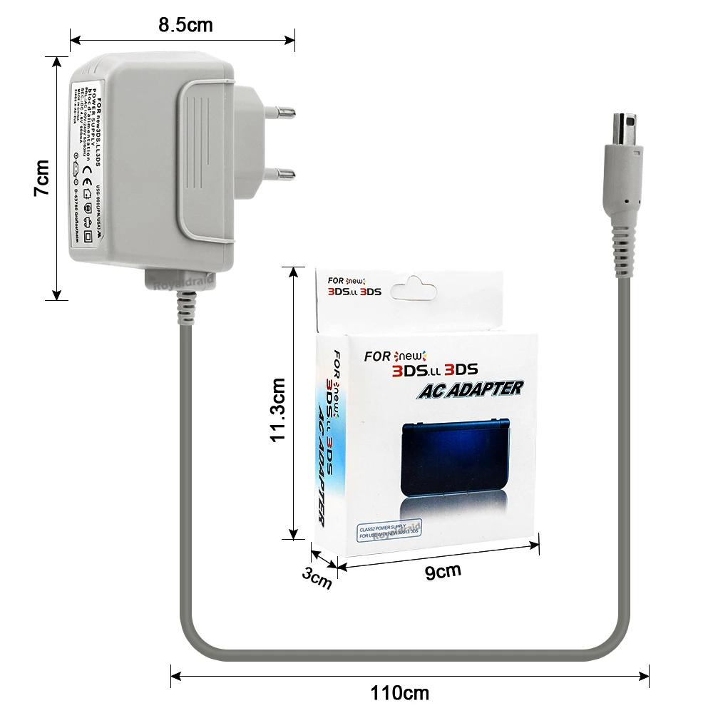 EU US Plug 100-240V Домашний Дорожный Настенный Блок Питания AC Адаптер Зарядное Устройство для NEW 3DS XL/2DS XL/3DS XL LL/3DS/2DS/NDSI/NDSI XL