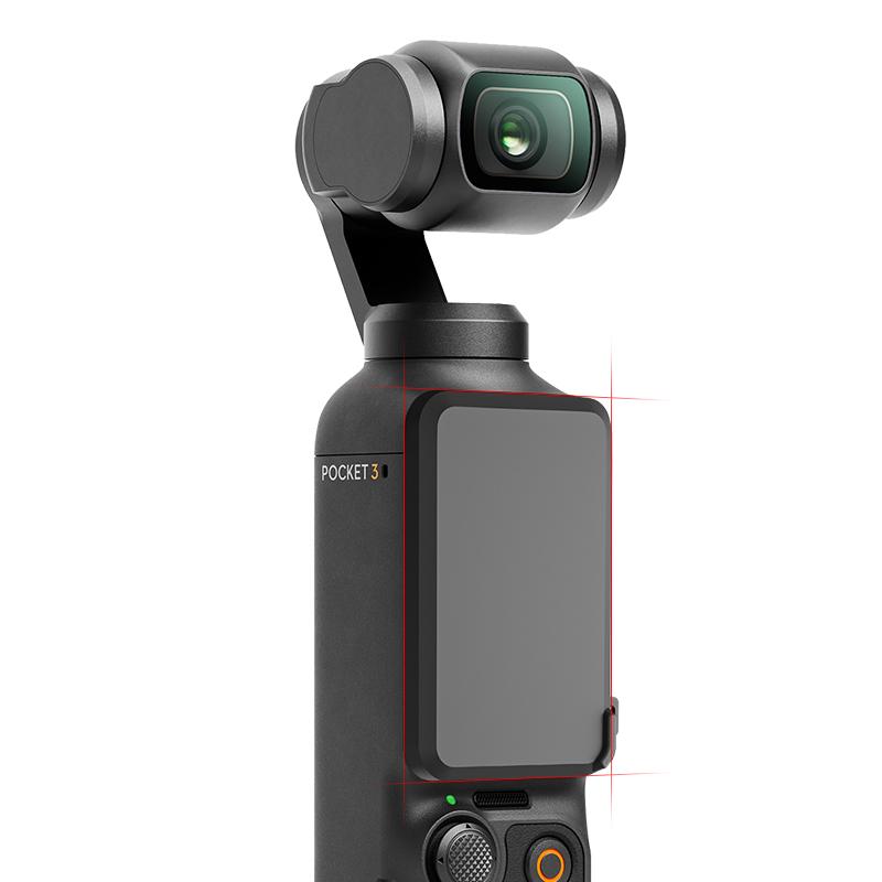 For DJI Osmo Pocket 3 Screen Protector Cover Scratch-resistant Silicone Soft Guard DJI Pocket 3 Handheld Gimbal Camera Accessory