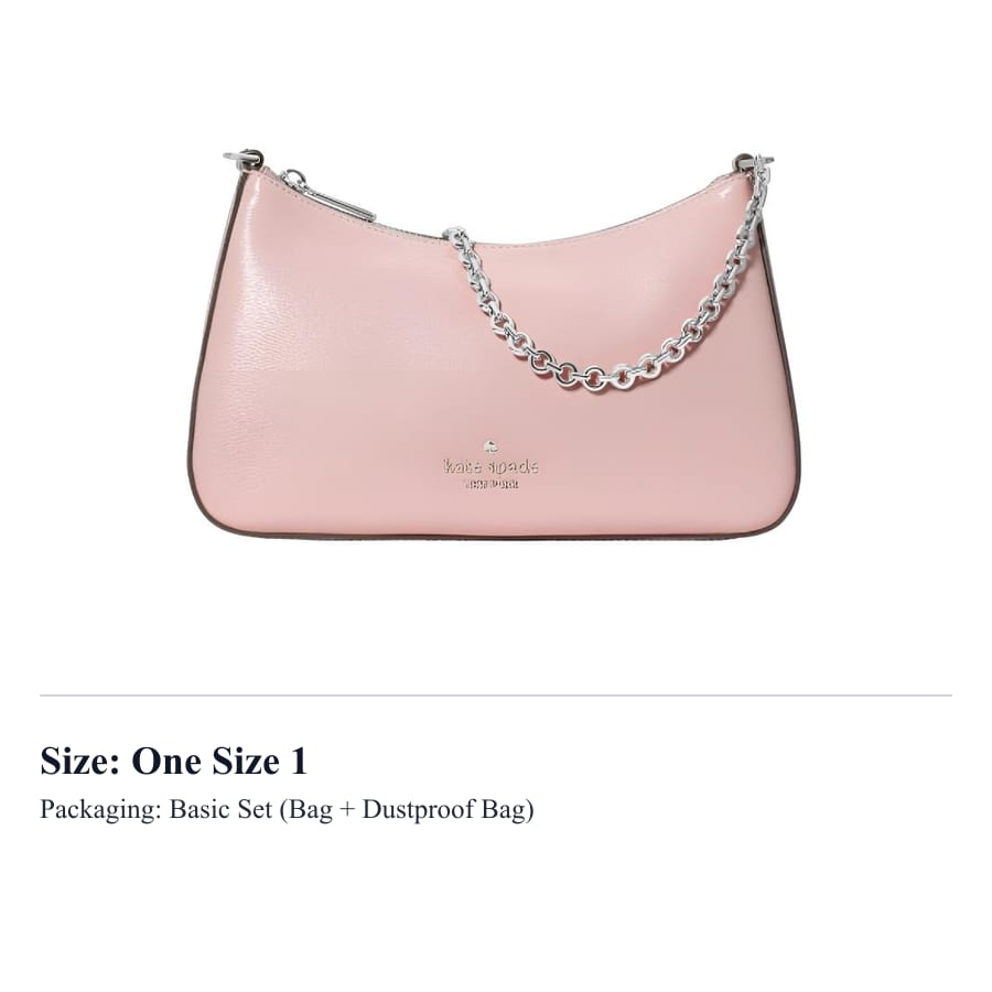 Kate Spade Cow Leather One Shoulder Handbag Medium Women's Ballet Pink KN249-960
