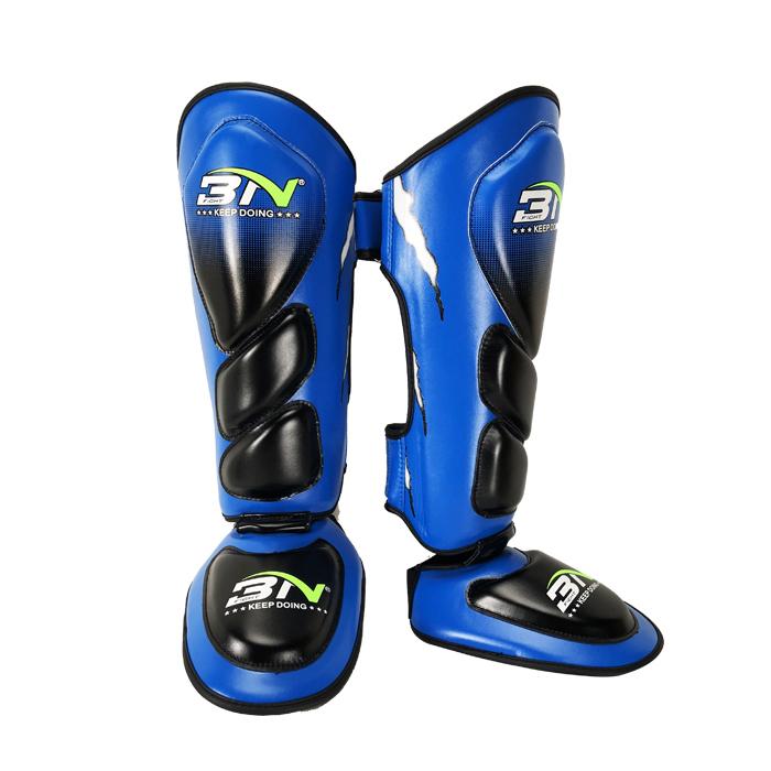 Kids/Adults Muay Thai Sparring MMA Boxing Shin Guards W/Insteps Foot Leg Protectors Kickboxing Ankle Support Training Gear dEO 1