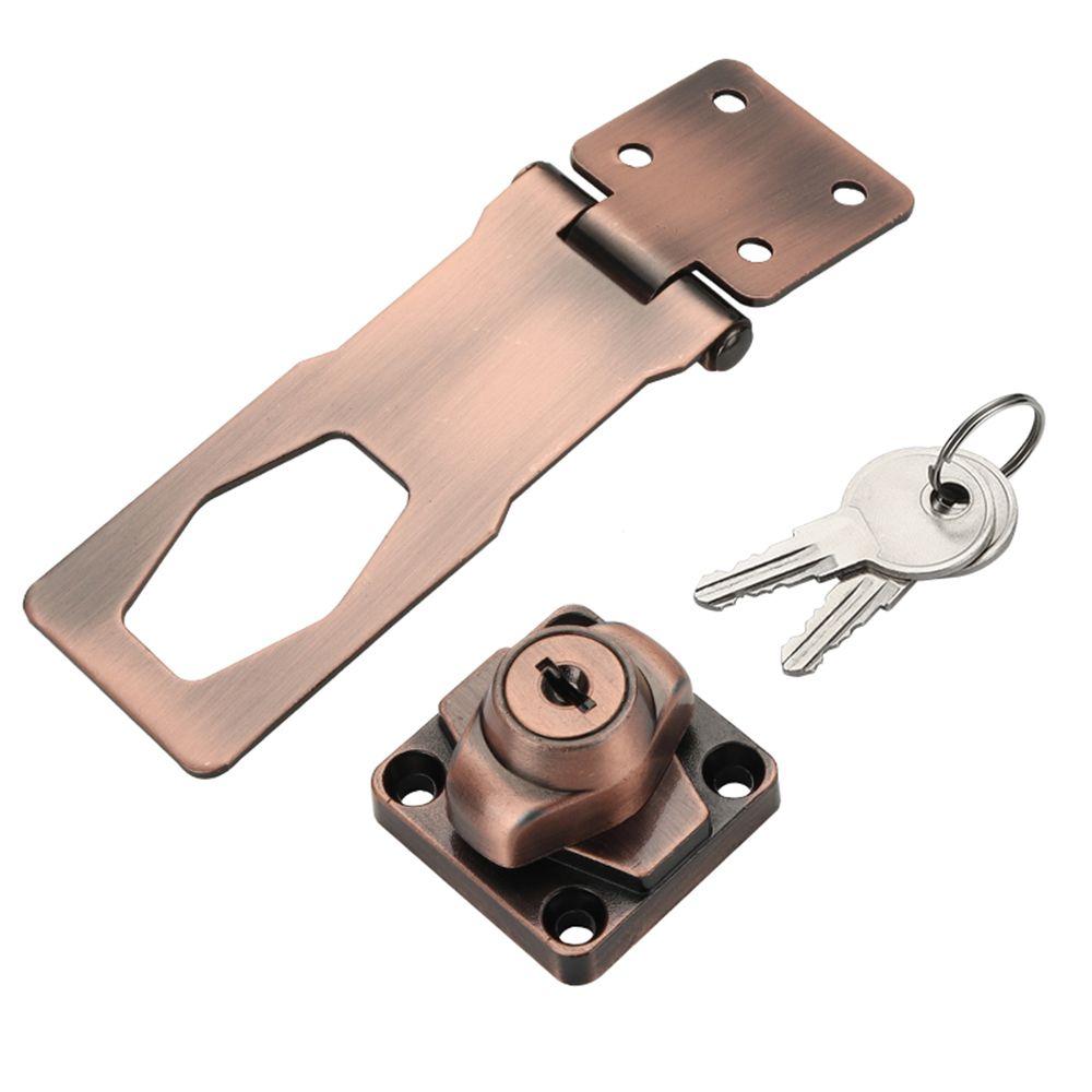 Домашняя безопасность Безударный шкаф Противовзломный дверной замок Ящик Засов с ключом Шкаф