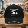 White Icon Baseball Cap With Iconic Emblem Adjustable Buckle Strap Lightweight Suitable For Travel Beach Mardi Gras Oktob