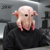Comfortable Realistic Novelty Mask Halloween Mask, Turkey Shape, Breathable Latex Full Durable Headwear Head Cover, for Thanksgiving Party Dress