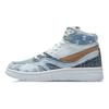 Li Ning 937 Deluxe Hi21 Амортизация Нескользящие Износостойкие Дышащие Поддержка Высокие Ретро Баскетбольные Кроссовки Мужские кроссовки Синие AGBR033-3