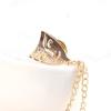 Gold Color Suit Accessories Lapel Pins Tassel Brooches Women Men Mask Tassel Chain Brooch Brooch