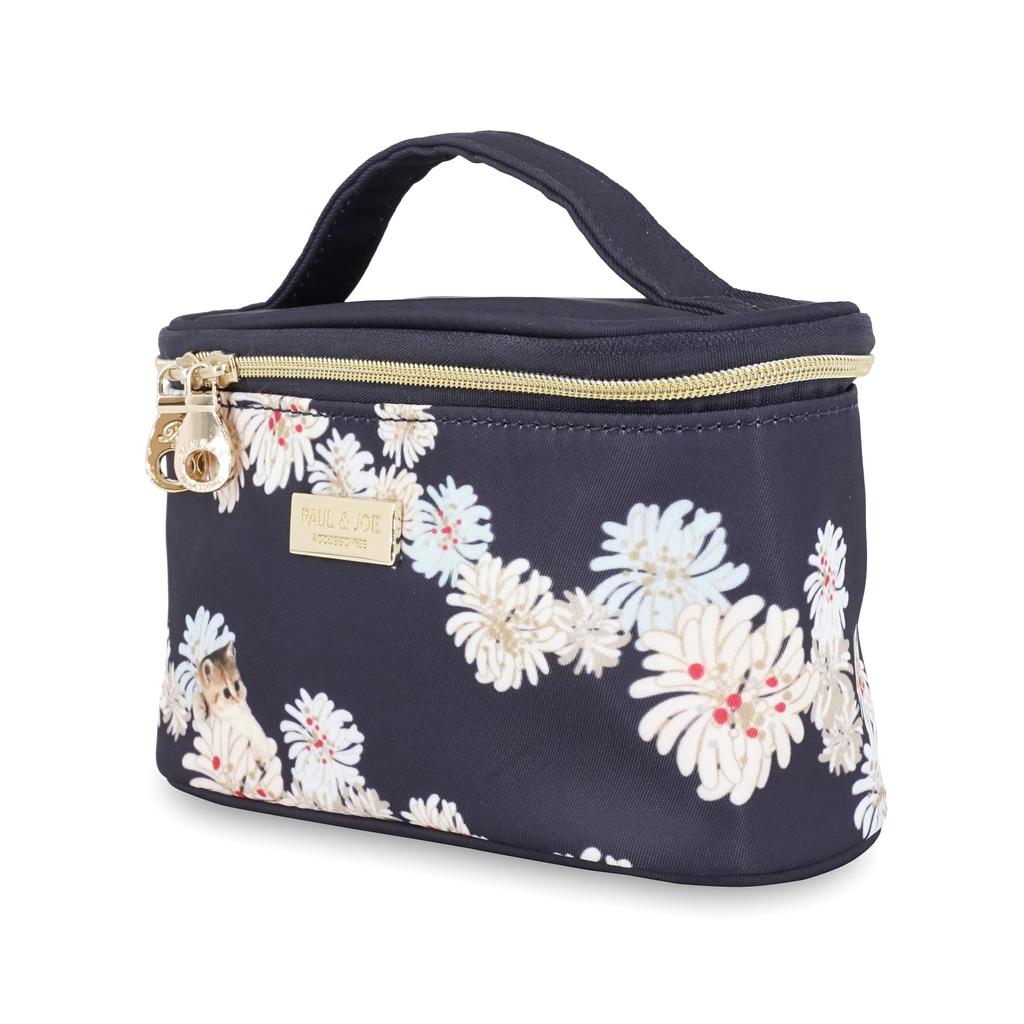 Косметичка Paul Joe Accessoires с ручкой Хризантема Nonette Темно-синий & & PJA-P1353