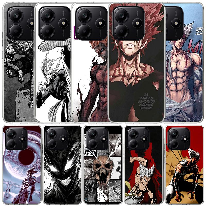 Чехол для телефона One P-Punch-Man Garou для Xiaomi Redmi Note 15 14 14S 13 12S 12 Pro Plus 11S 11 11T 11E 10S 10 + Мягкая задняя крышка из ТПУ