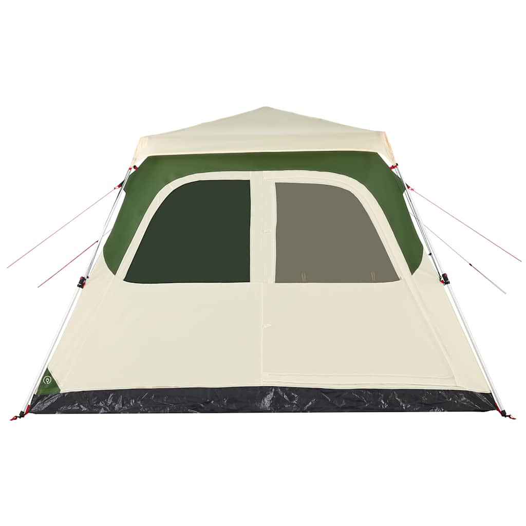 Dome Family Tent for 6 Persons Green Quick Release
