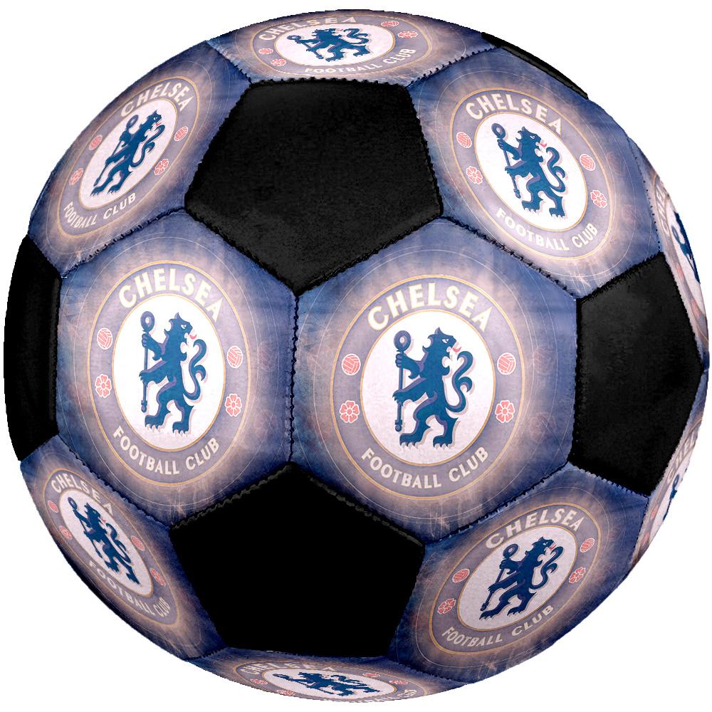 Футбольный мяч Chelsea FC Цветной Для всех возрастов Машинная строчка ПВХ Готов к соревнованиям Прочный Высокий отскок. РАЗМЕР5