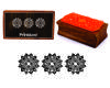 Printtoo Scrap-Booking Mandala Design Rectangular Wooden Rubber Stamp Block