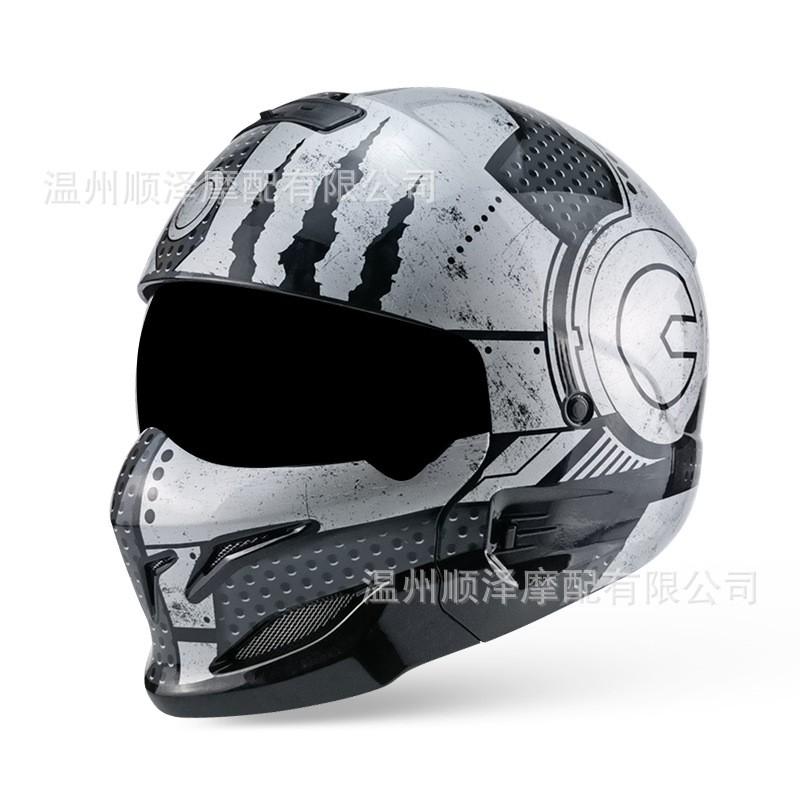 3C Certified Retro Motorcycle Half Helmet With Bluetooth Headset Adult Riders All Season Use