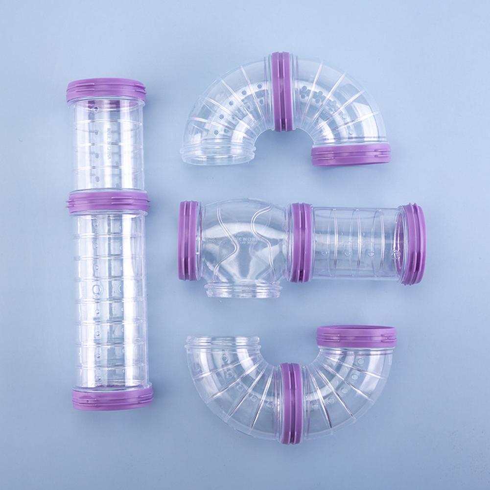 Игрушка-лабиринт для хомяка диаметром 5,5 см, переделанная клетка, внешние трубки, набор для туннеля, спортивная U-образная труба, аксессуары для хомяка, принадлежности для трубопровода