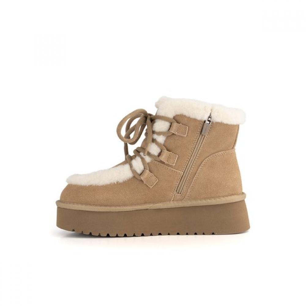 Tandy Women S Fur bootS Beige G25447