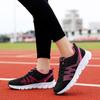 Autumn New Lightweight Double Mesh Sports Shoes Versatile Soft-soled Running Shoes Lace-up Casual Shoes Women