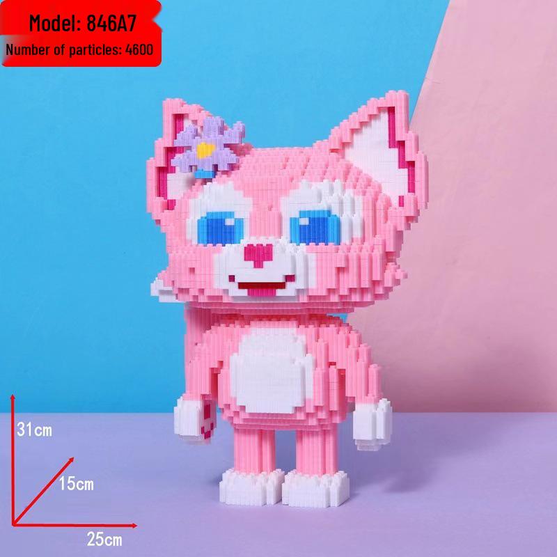 Совместимый Lego для девочек: Серия конструкторов «Злой Медведь» - Образовательные микро-конструкторы, соединяющиеся игрушки и подарки