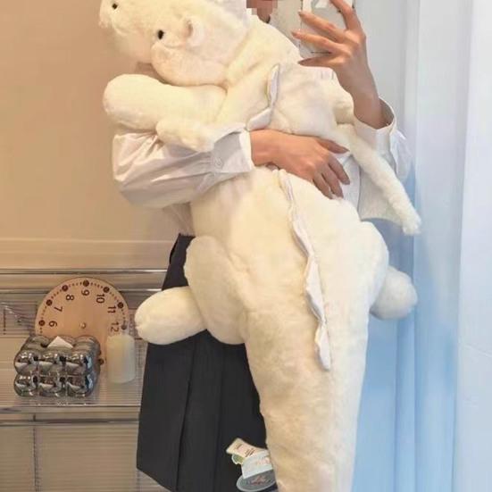 Плюшевая игрушка динозавр с утяжелением, милый летающий дракон, мягкая подушка для сна и компаньон для обнимания для детей