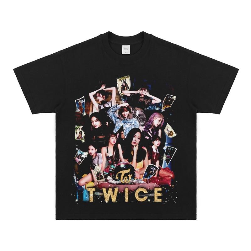 Графическая футболка Twice, Фанмейд K-pop группы, Унисекс футболка от S до 5XL