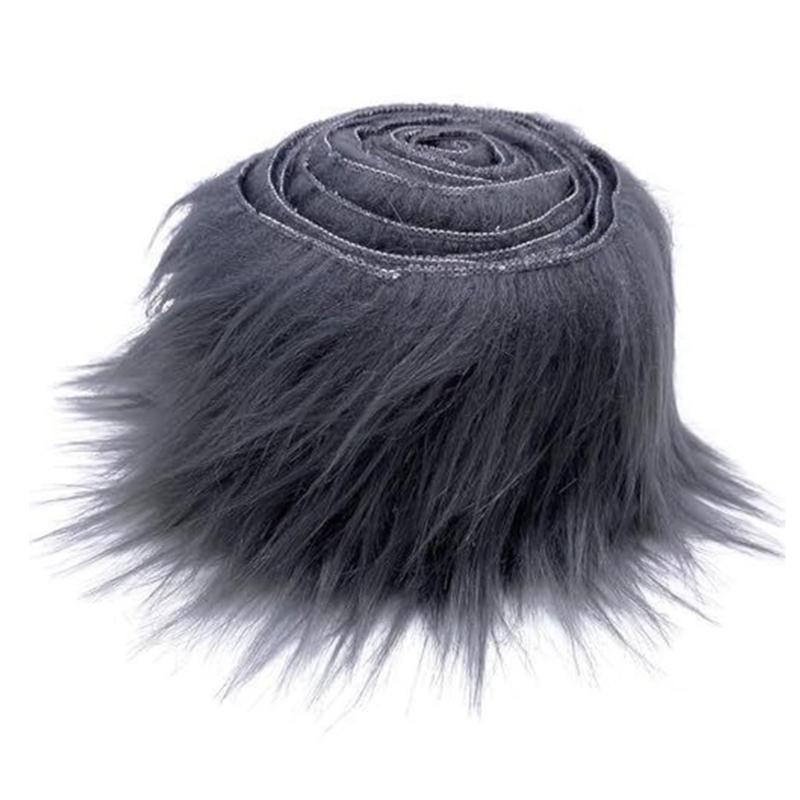 Unpainted Masquerades Mask with Furry Trim Adhesive Fabric Net Cloth Cats Face Mask Unpainted Mask for Halloween Supply