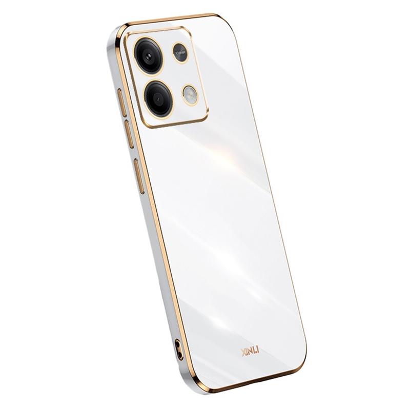 XINLI For Xiaomi Redmi Note 13 4G TPU Case Anti-scratch Electroplating Phone Cover