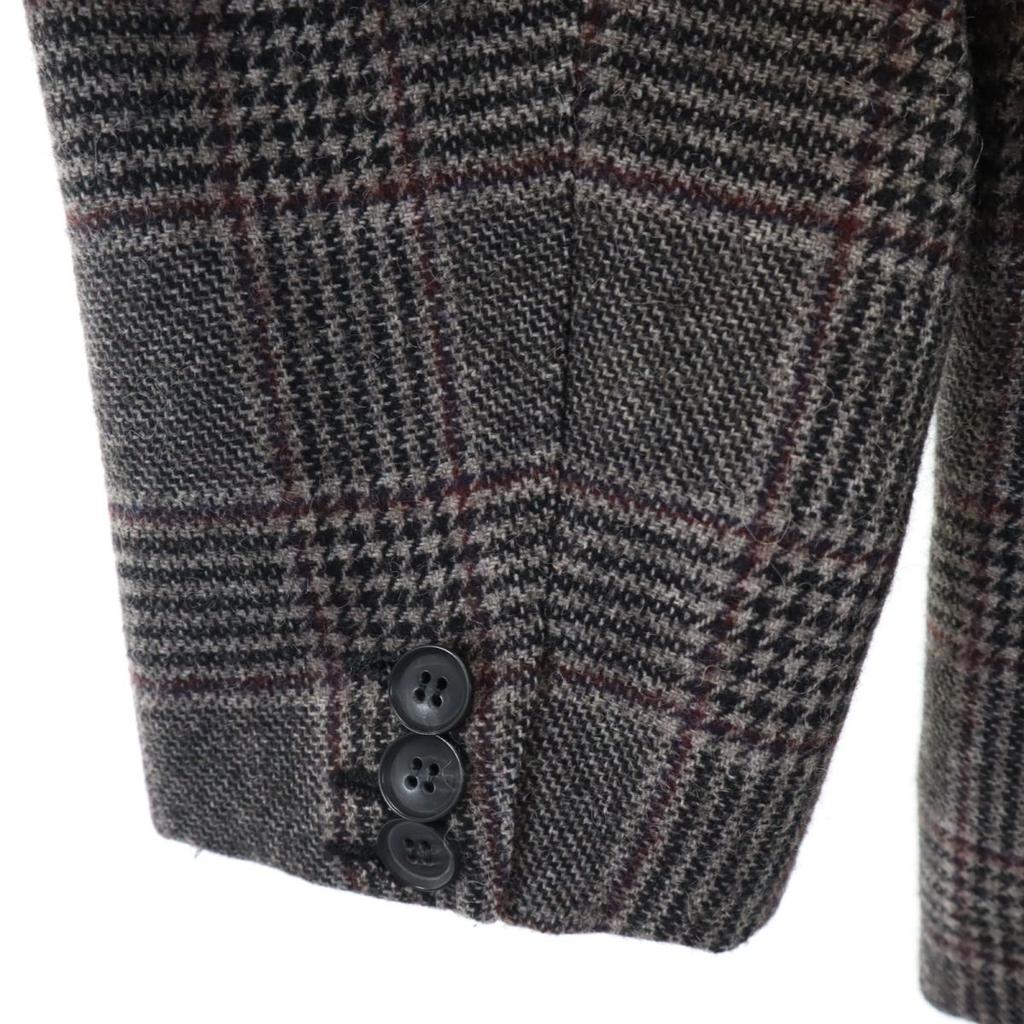 TAGLIATORE сделано в Италии Твидовый пиджак в клетку 50 Серый Мужской Б/У