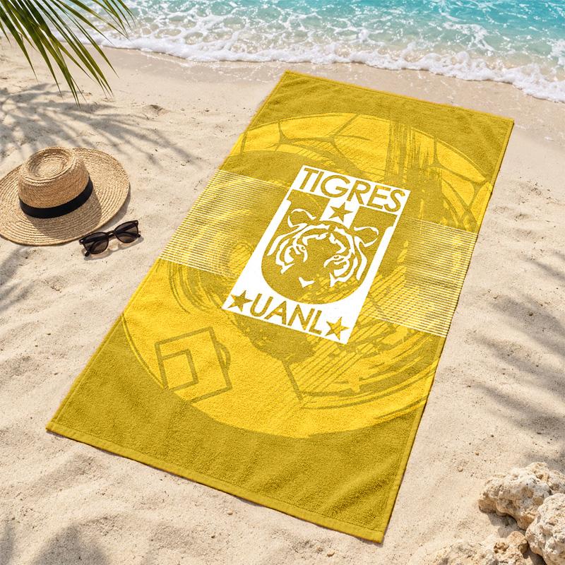 Club Tigres UANL Microfiber Beach Towel Quick Dry Sand Free Lightweight Beach Towels for Travel Swimming Camping