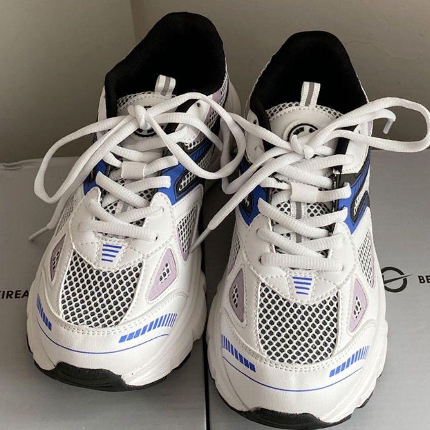 Мужские и женские кроссовки больших размеров, женская повседневная обувь, модные кроссовки на массивном каблуке, женская спортивная обувь на толстой подошве, обувь большого размера