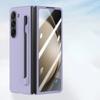 Для Samsung Galaxy Z Fold 8 7 6 5 8Ultra Премиальный чехол с S Pen и держателем для S Pen Матовый однотонный Тонкий чехол-защита экрана