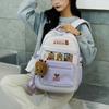 Милый школьный рюкзак в повседневном стиле, повседневная наплечная сумка, модный рюкзак с капибарой, для путешествий
