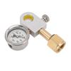 Soda Water Adapter Copper W21.8 14 with Release Valve Pressure Gauge Soda Machine Quick Connector