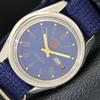 VINTAGE SEIKO 5 AUTOMATIC 6119C JAPAN MENS BLUE COLOR DIAL WATCH A500099-2 R151a-a500099