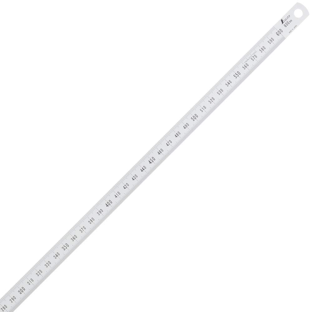 Shinwa Sokutei Narrow 13269 Ruler, Silver, 60cm,