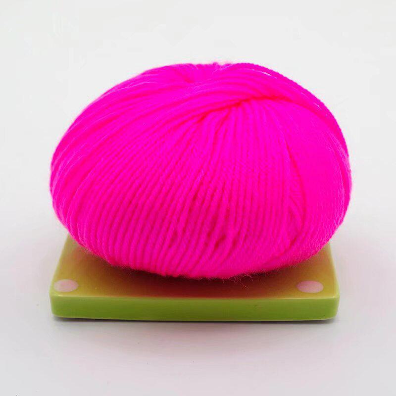 Клубок акриловой пряжи для вязания свитеров, крючков, обуви, тапочек, изделий ручной работы.