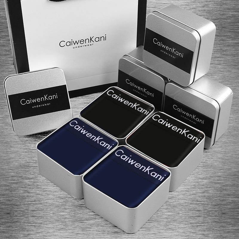 Мужские трусы-боксеры из дышащего чистого хлопка, модала, Cckgraphene, тонкие короткие брюки, подарочная коробка высокого класса