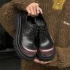 Paris Big Head Mickey Derby Shoes Men's Commuting Height Increase Dress Casual Leather Shoes Men's Shoes 14702-J