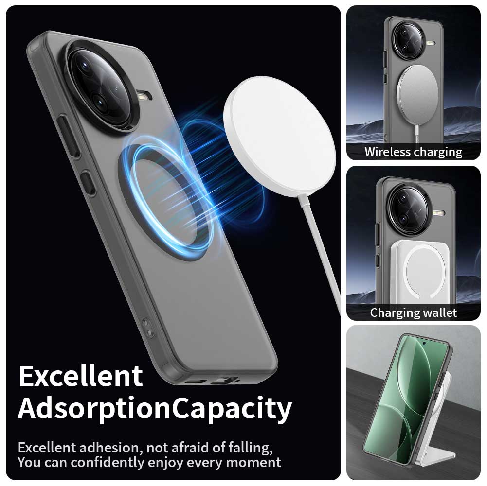 Candy Color For Magsafe Magnetic Wireless Charging Case For Xiaomi Poco F7 Pro Ultra PocoF7Pro PocoF7Ultra 5G Shockproof Matte Back Cover Coque