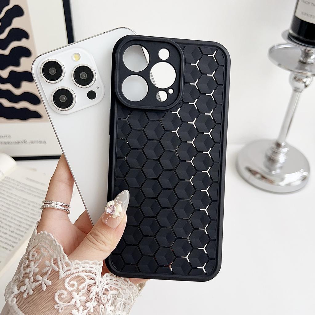 Мягкий чехол для телефона из ТПУ с водяным кубом и точным отверстием для iPhone 15 14 Plus 13 12 11 Pro Max