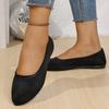 Classics Black Soft Sole Non Slip Flats Women Summer Autumn Comfort Light Loafers Woman Plus Size Platform Walking Shoes Mujer