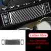 For Chevrolet Corvette C6 2005-2007 3PCS Real Carbon Fiber Storage Box Seat Heat Button Panel Trim Car Interior