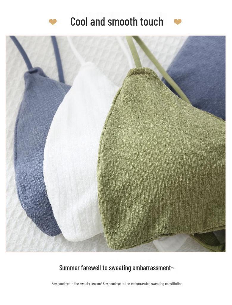 Cross-Back Spaghetti Strap Tube Top with Chest Pads - Sexy Strapless Hollow-Out Base Layer for Women