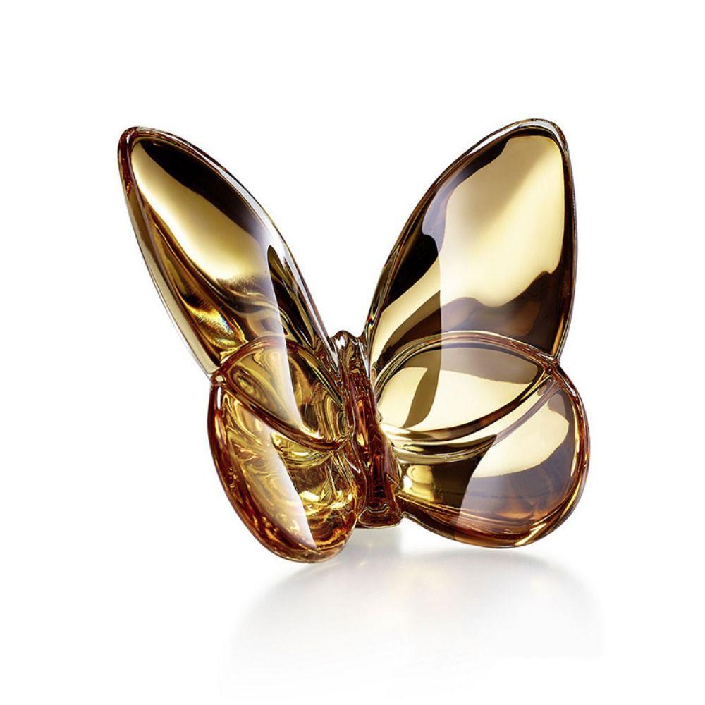 Multiple Color Crystal Butterfly Figurines Super Winkling Clear Crystal Flying Butterfly Collectible Vivid Home Decor