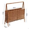 Magazine Storage Rack Display Stand Newspapers Holder Multifunctional 35x11x36cm Metal Wire Frame