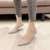 High Heel Shoes For Women With Glittering Sequin Elegant Pointed Toe For Spring And Fall Events
