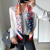 New Scarf Colorful Spots Temperament Trendy Breathable Shawl Scarf Twill Square Scarf
