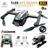 New S188 GPS Drone 4K/6K/8K Professional HD ESC Dual Camera 5G Wifi Obstacle Avoidance Brushless Foldable Quadcopter RC Distance 2KM Dron Toys