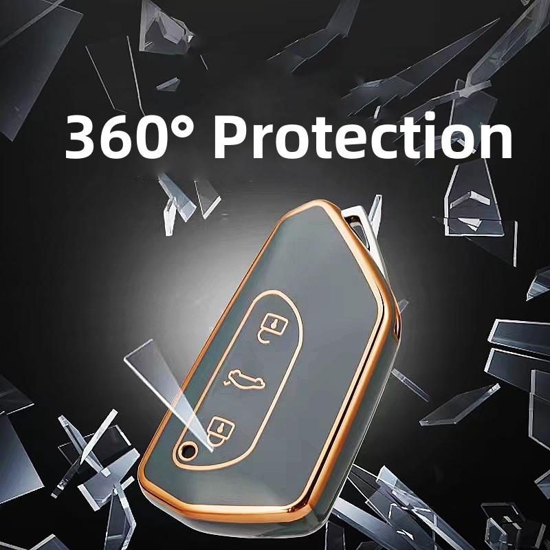 Модный чехол для ключей из ТПУ для Volkswagen VW Golf 8 MK8 ID-4 ID-6 для Skoda Octavia A8 для Seat Leon FR MK4 Cupra