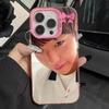 Чехол для телефона Park Jihoon Yeon Si-eun Для iPhone 16,15,14,13,12,11,Pro,Max,Plus,Mini,XS,SE Противоударный Розовый Матовый Жесткий Бампер